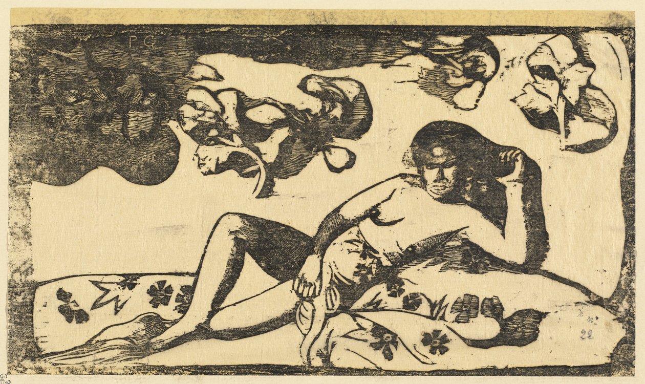 Lady of Royal Blood af Paul Gauguin