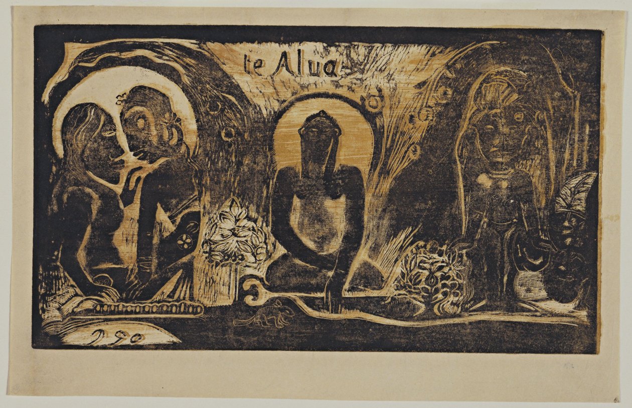 Guderne fra Noah-serien, 1893-1894 af Paul Gauguin