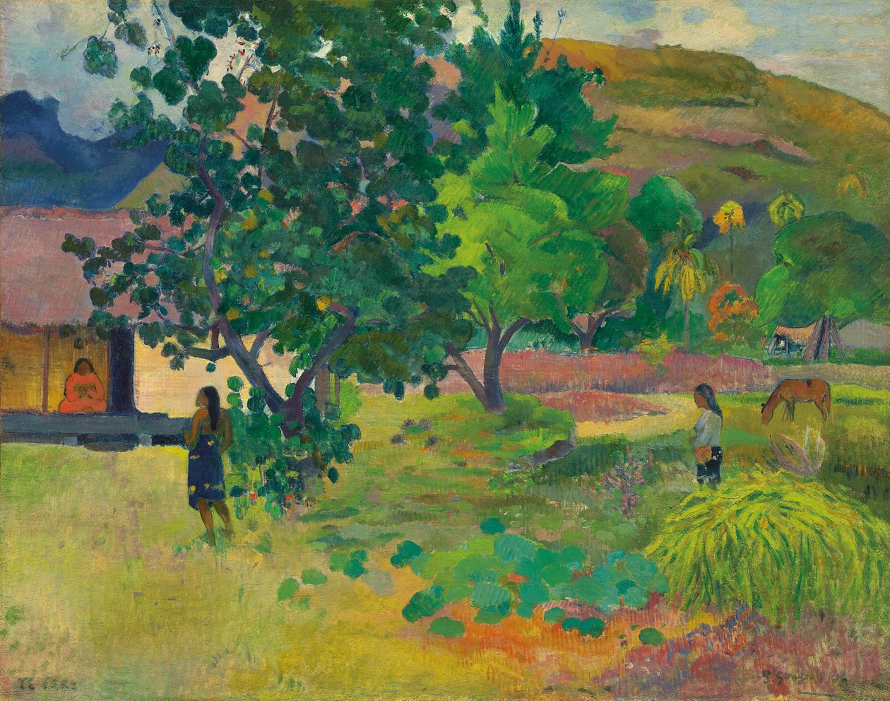 Te Fare (Huset) af Paul Gauguin