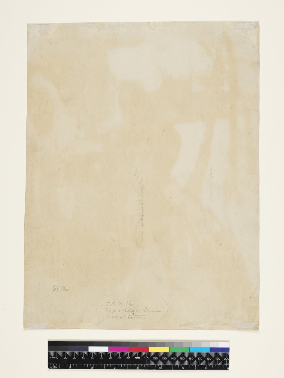 Te Faruru (verso) 1894 (monotype, akvarel og gouache på japansk papir) af Paul Gauguin