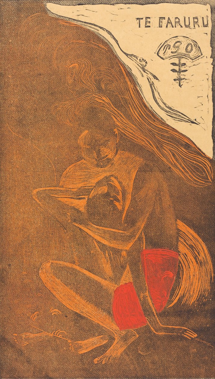 Te Faruru They are Making Love Here, 18941895. af Paul Gauguin