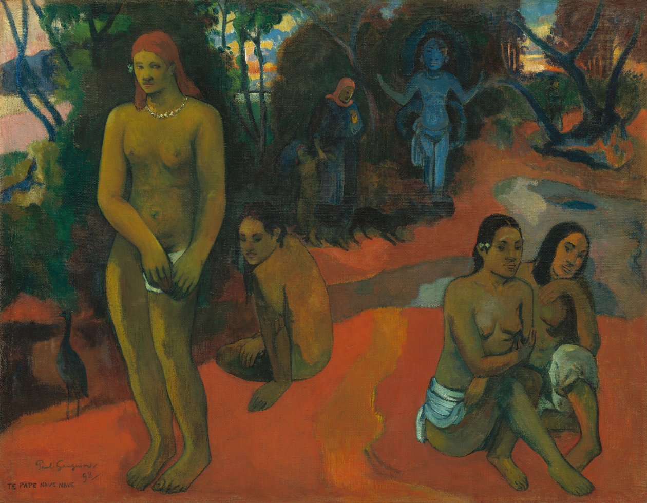 Te Pape Nave Nave (Delectable Waters) af Paul Gauguin