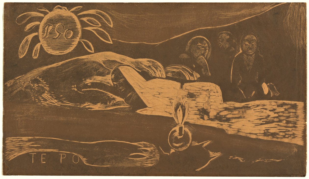 Te Po (Den lange nat) af Paul Gauguin