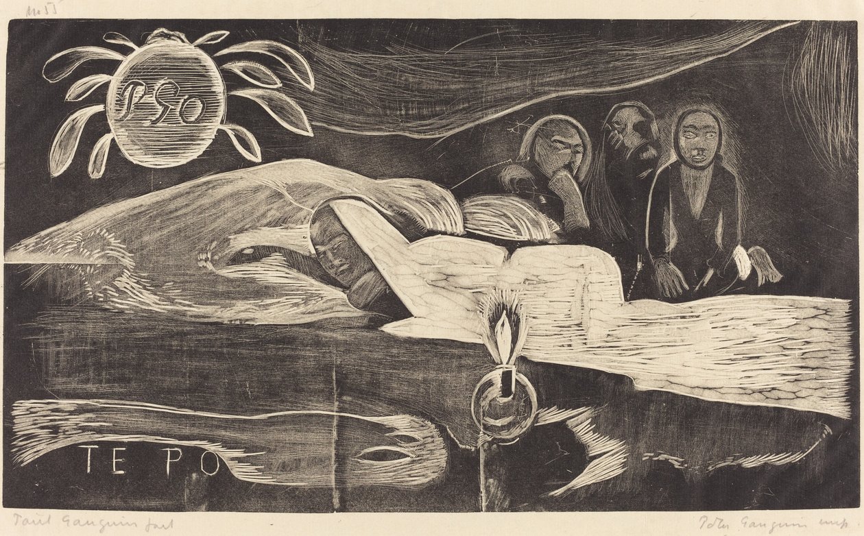 Te Po (Den lange nat) af Paul Gauguin