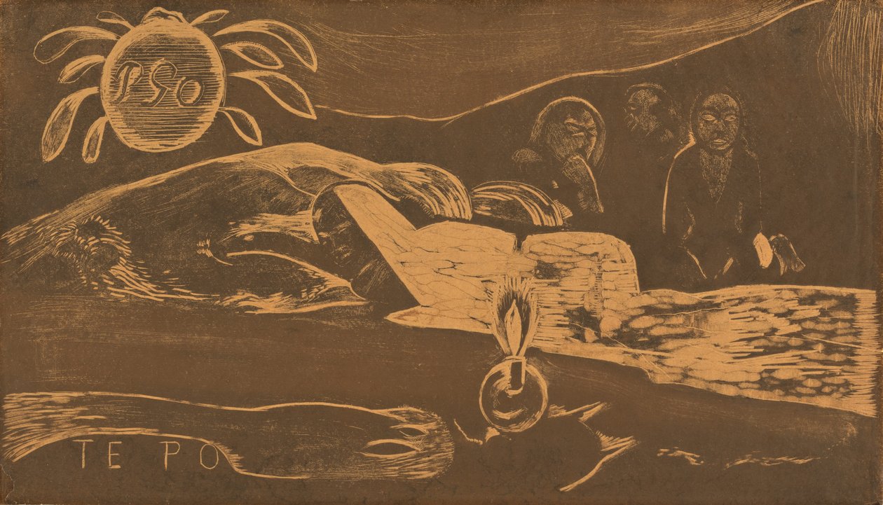 Te Po Den lange nat, 18941895. af Paul Gauguin