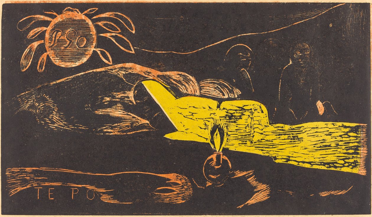Te Po Den lange nat, 18941895. af Paul Gauguin