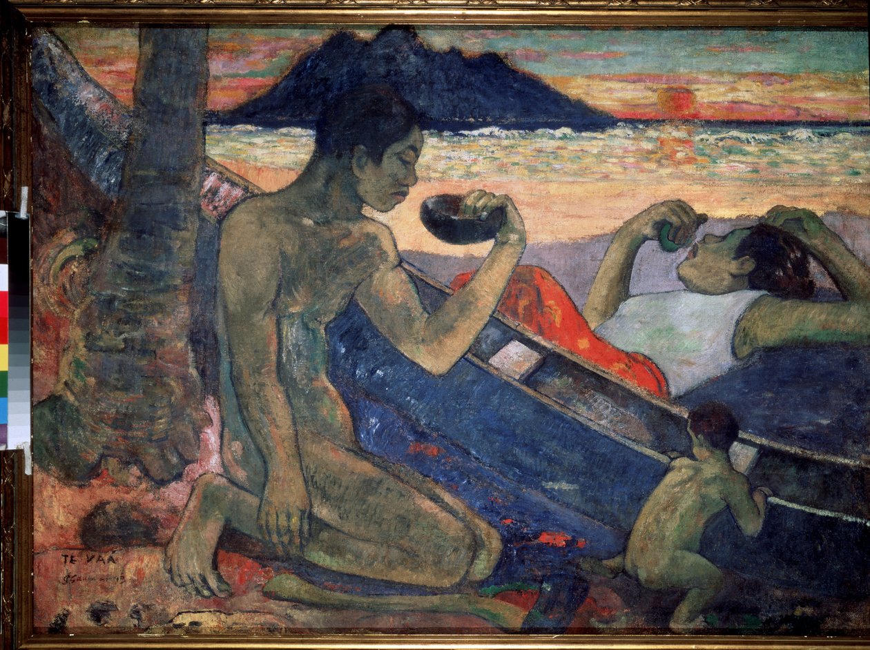 Te Vaa (Kanoen). Maleri af Paul Gauguin (1848-1903) af Paul Gauguin