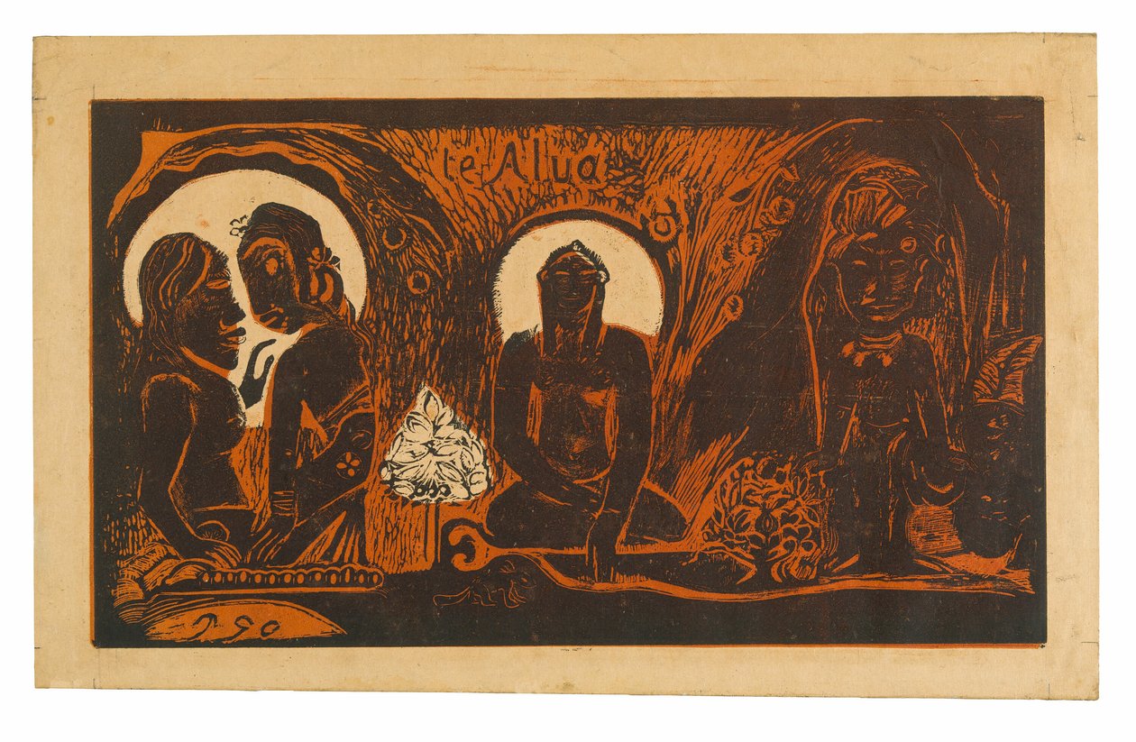Te atua (Guden), fra Noa Noa Suite af Paul Gauguin