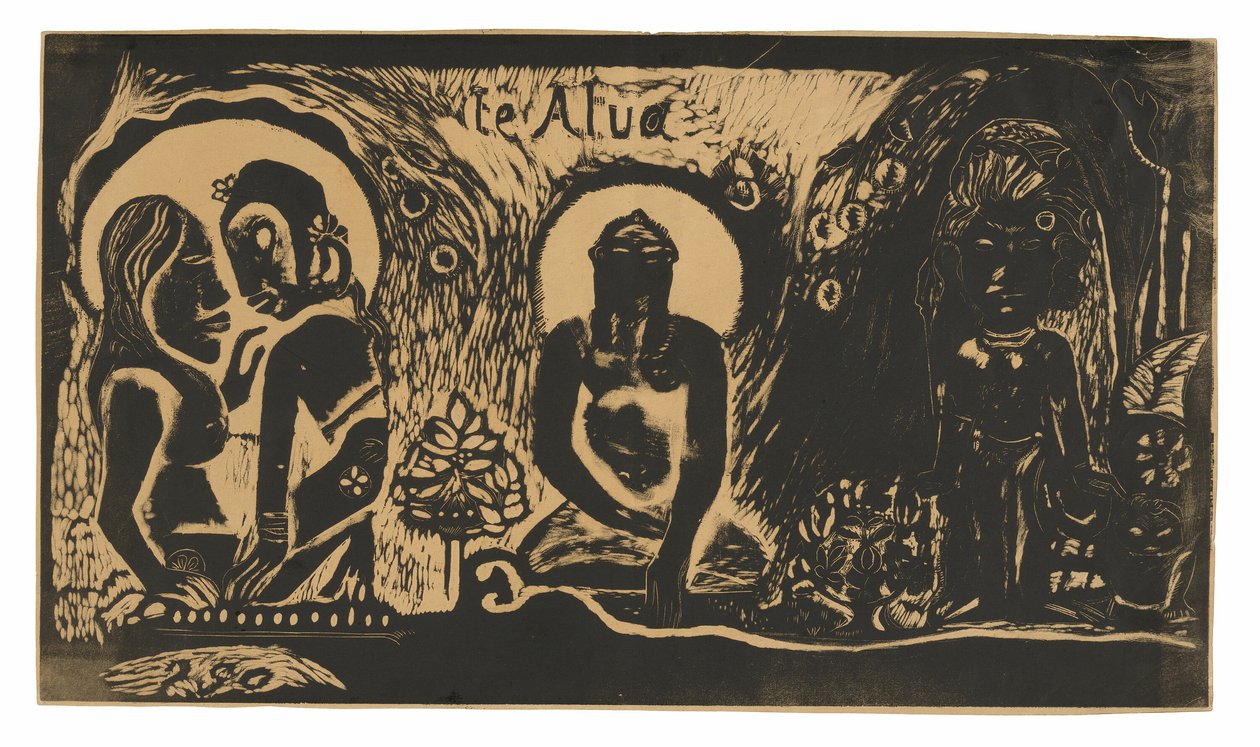 Te atua (Guden), fra Noa Noa Suite af Paul Gauguin