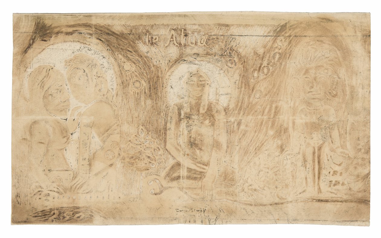 Te atua (Guden), fra Noa Noa Suite af Paul Gauguin
