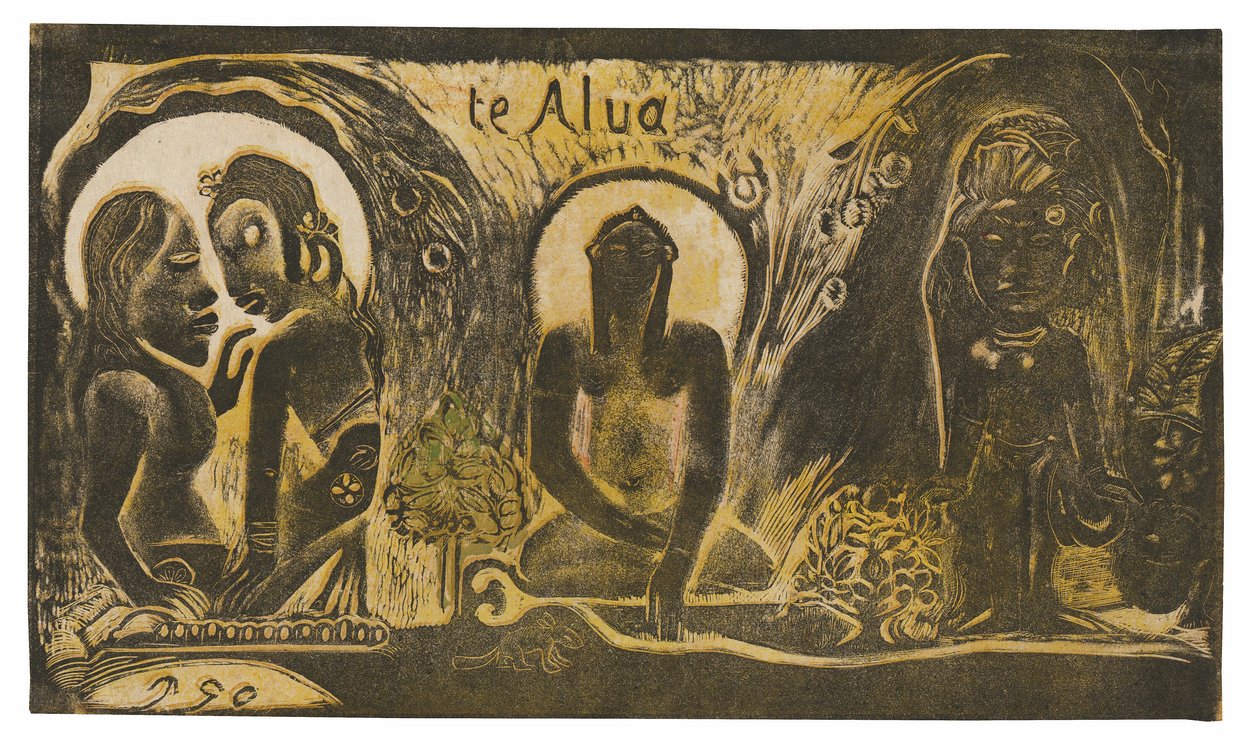 Te atua (Guden) fra Noa Noa-suiten af Paul Gauguin