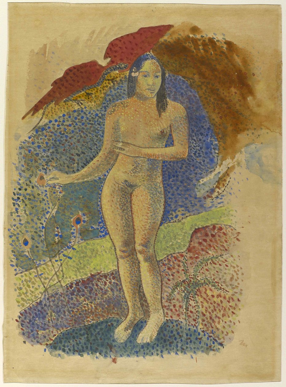 Dejligt land, 1892. af Paul Gauguin