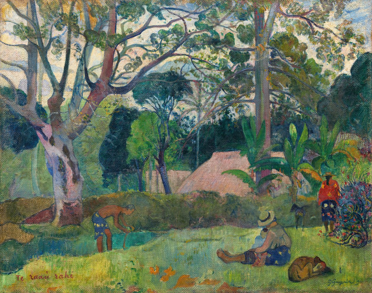 Det store træ, 1891. af Paul Gauguin
