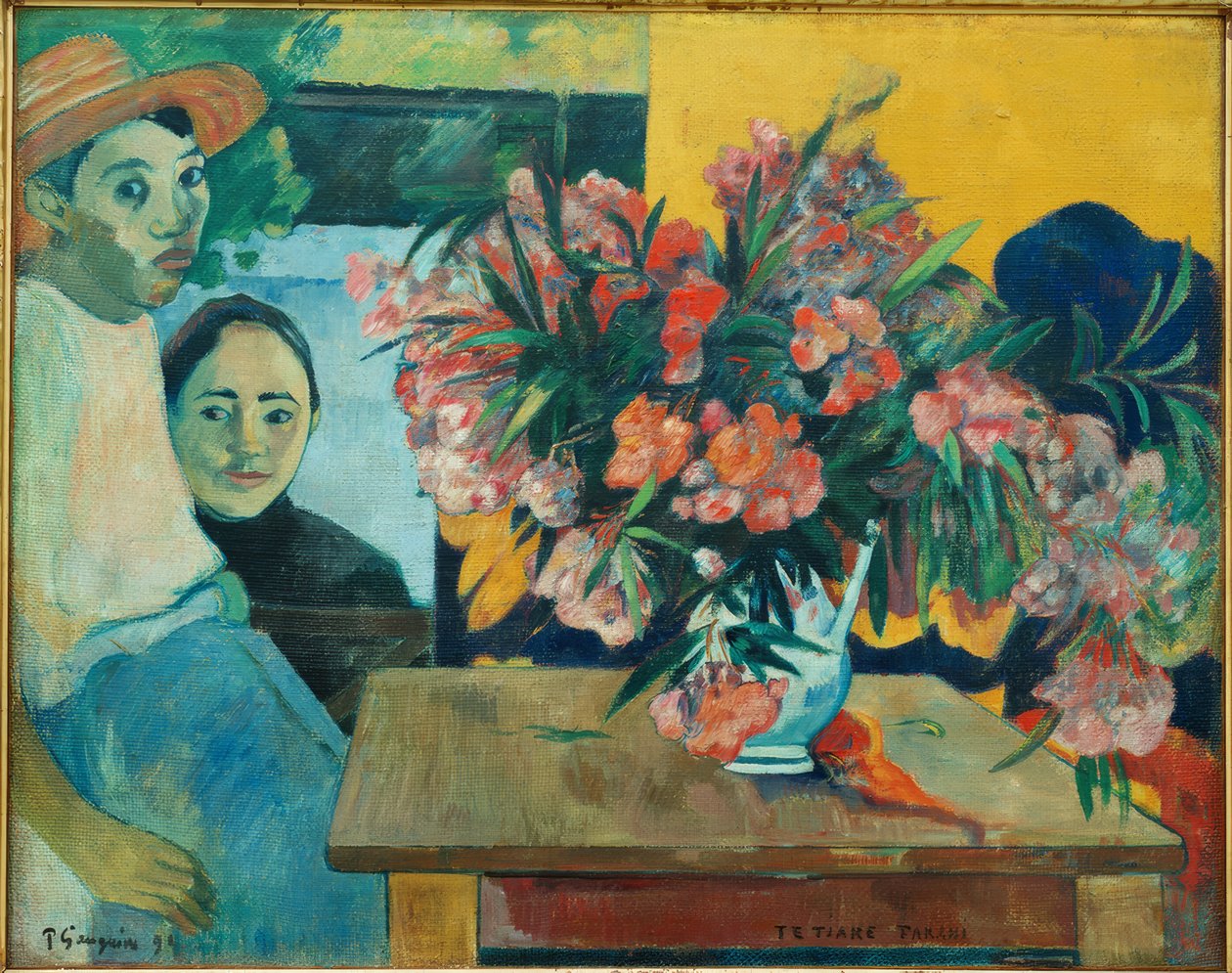 Den franske blomst af Paul Gauguin
