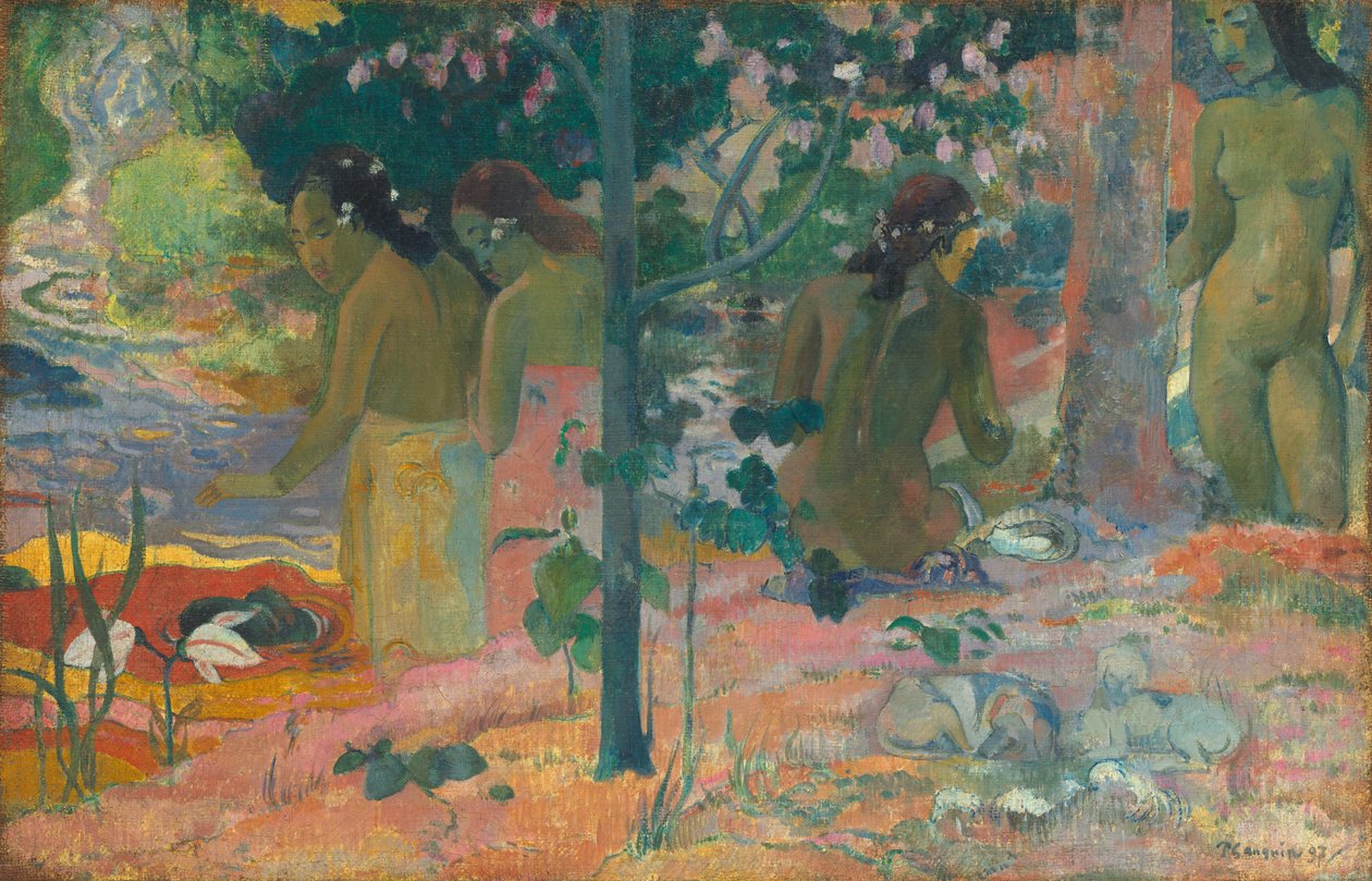 Badegæsterne af Paul Gauguin