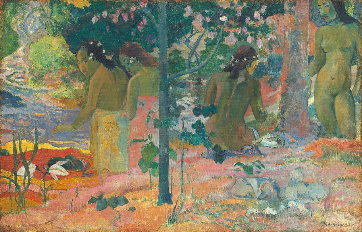 Badegæsterne af Paul Gauguin