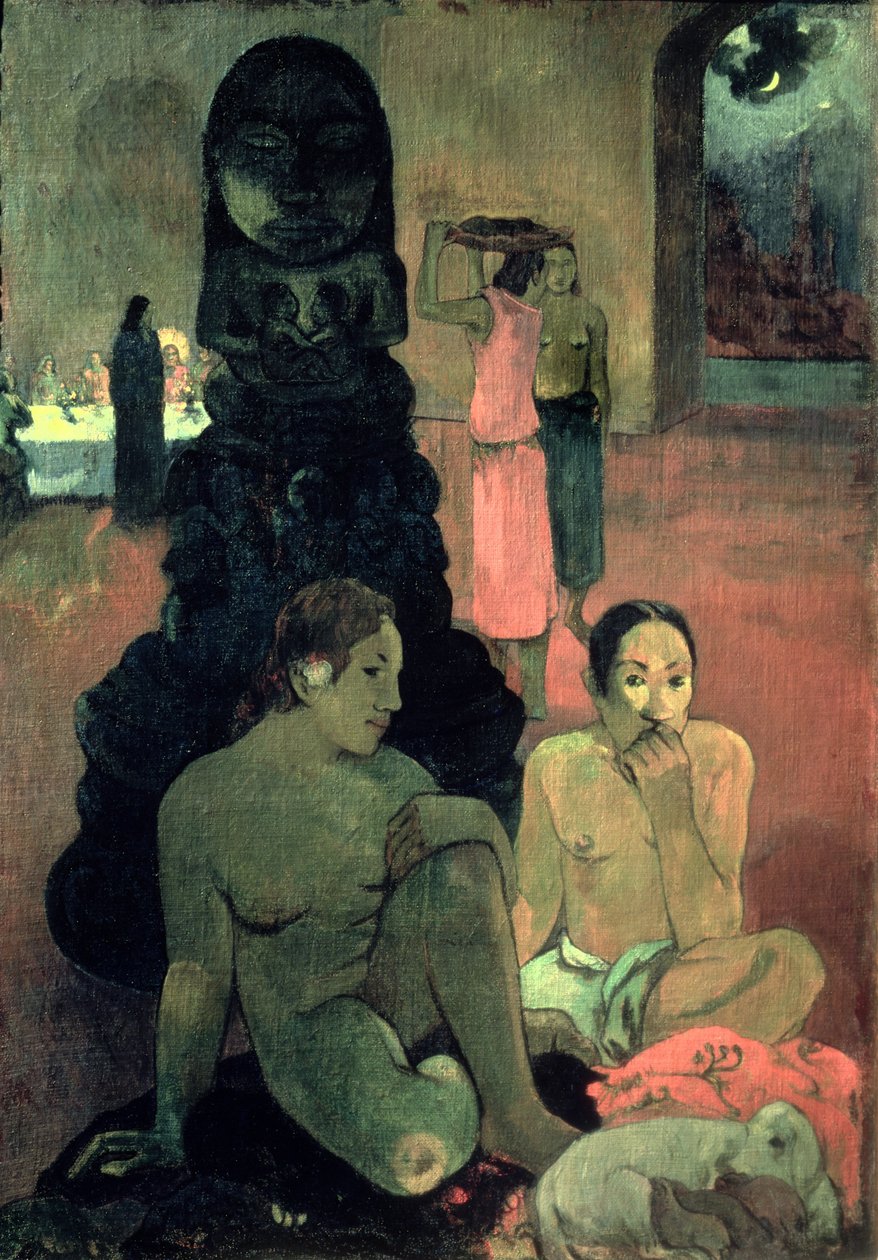 Den store Buddha af Paul Gauguin