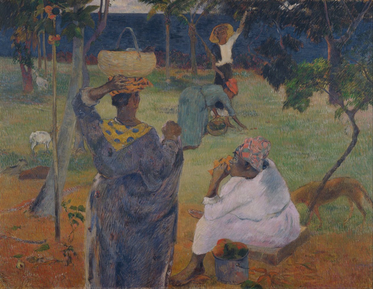 Mangotræerne, Martinique af Paul Gauguin