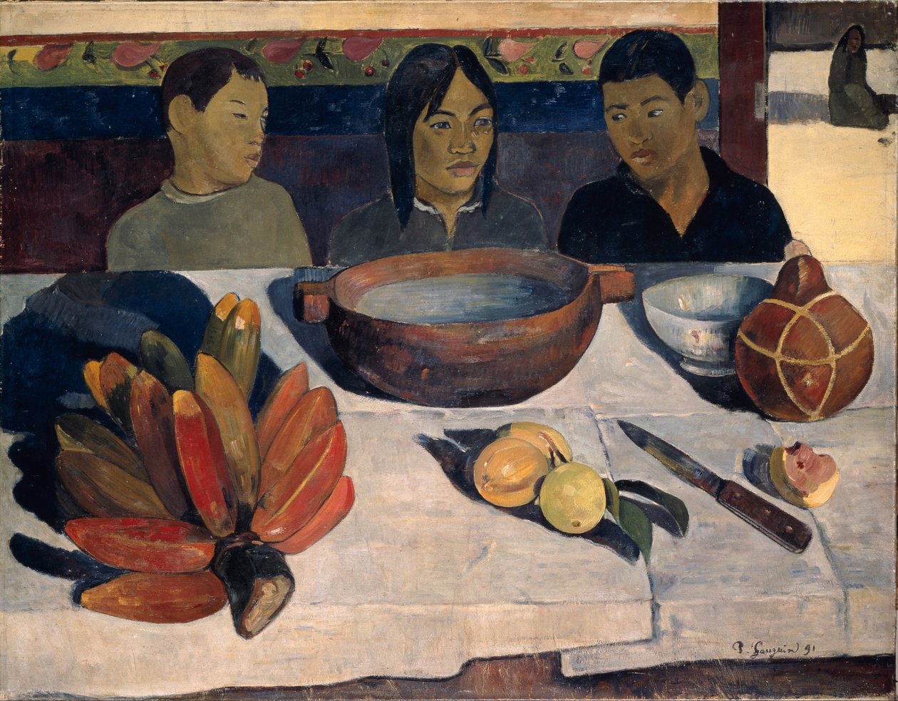 Måltidsbananerne, 1891 af Paul Gauguin