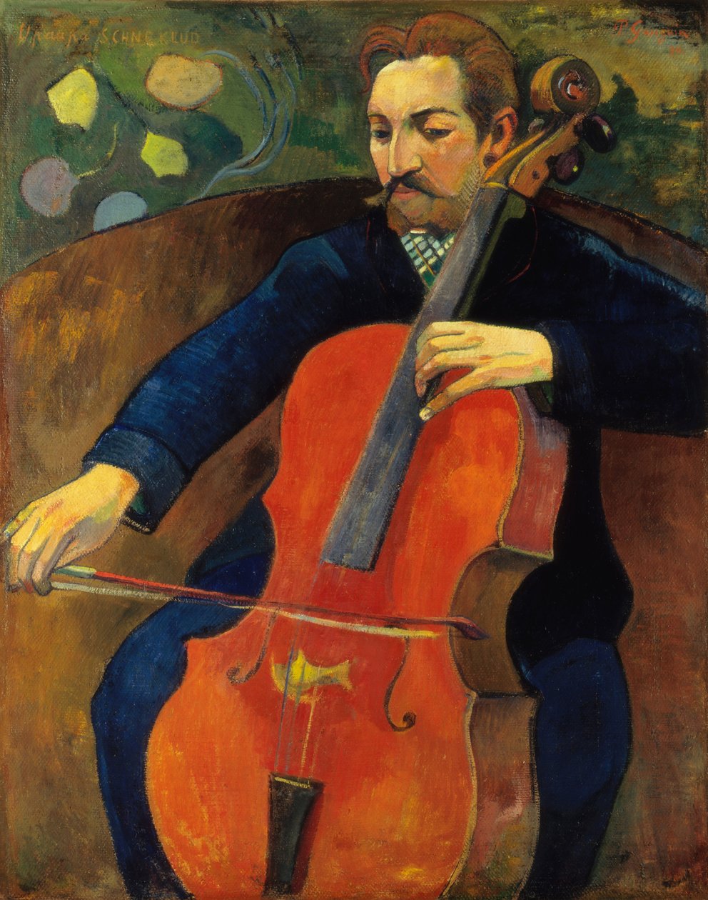 Der Violoncellist af Paul Gauguin