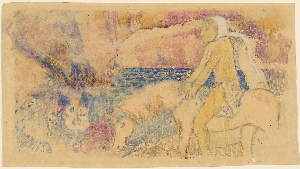 Der Reiter af Paul Gauguin