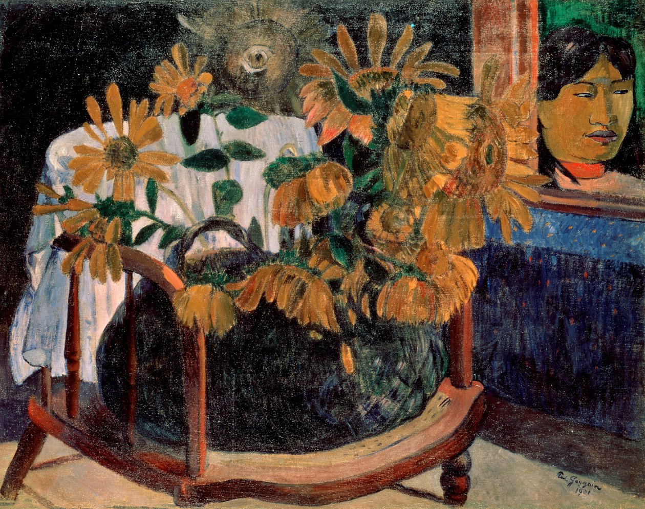 Solsikkerne, 1901. af Paul Gauguin