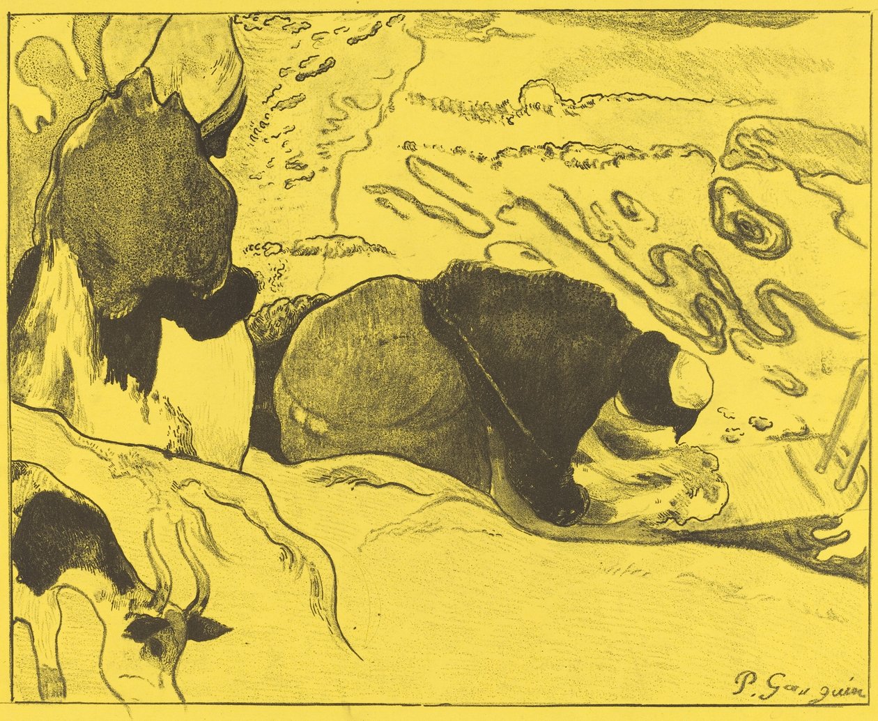 Vaskekonerne af Paul Gauguin
