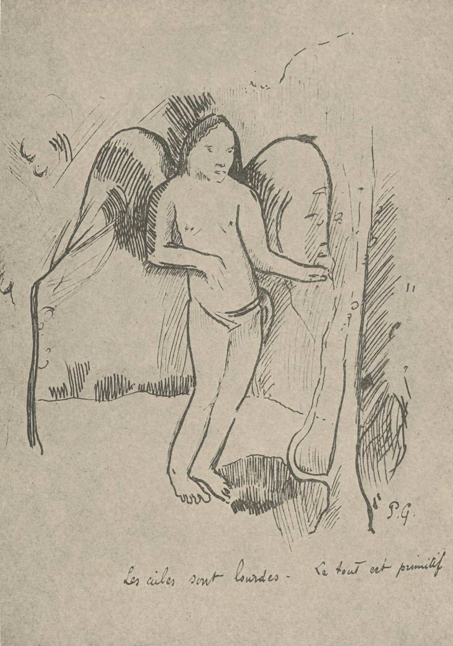 The Wings are Heavy, 1936 af Paul Gauguin