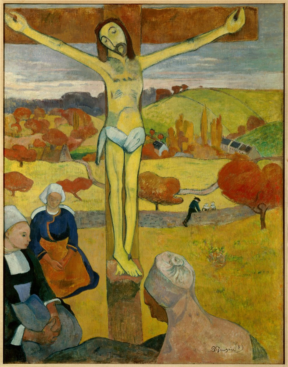 Den gule Kristus, 1889 af Paul Gauguin