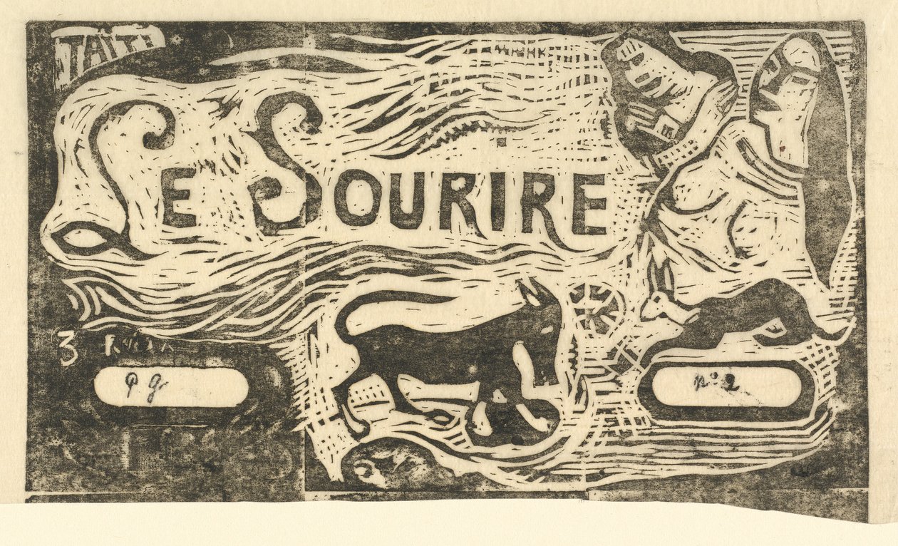 Titelside til "Smilet" af Paul Gauguin