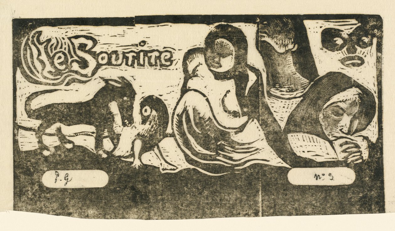Titelside til "Smilet" af Paul Gauguin