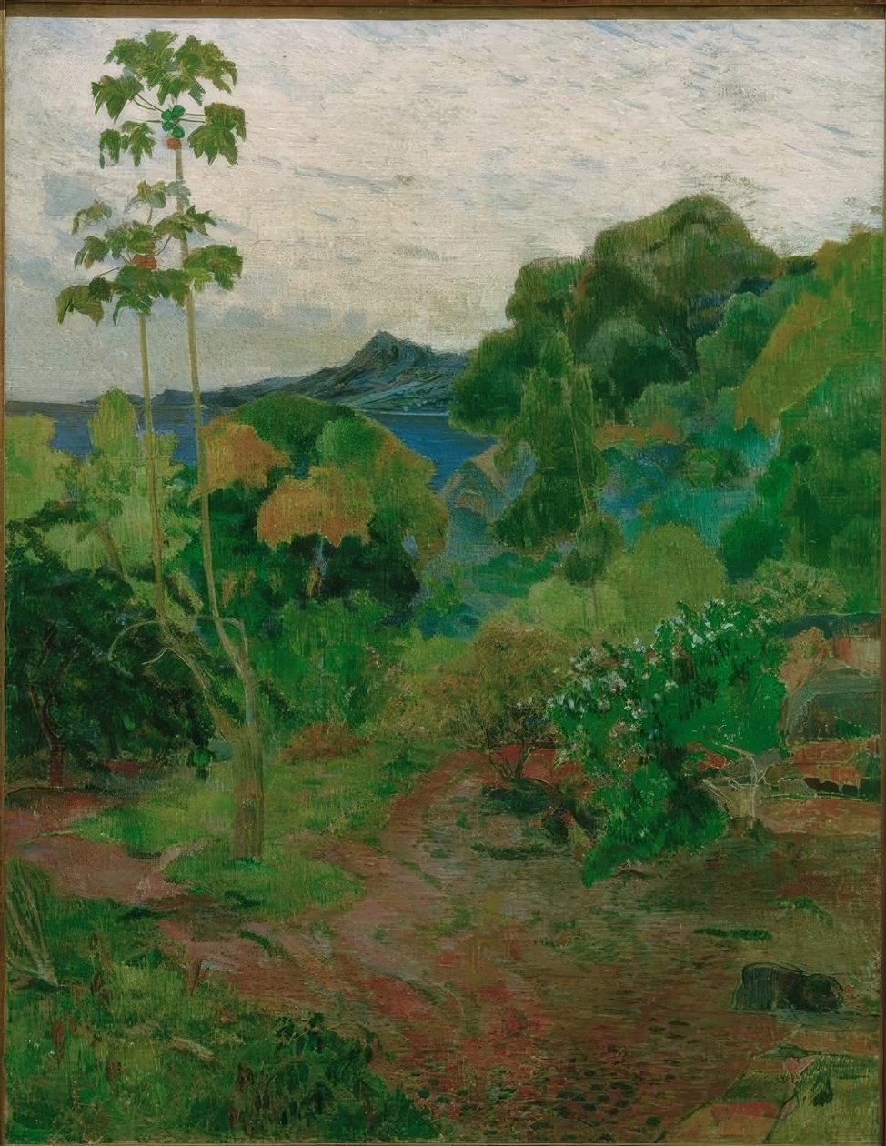Tropisk landskab af Paul Gauguin