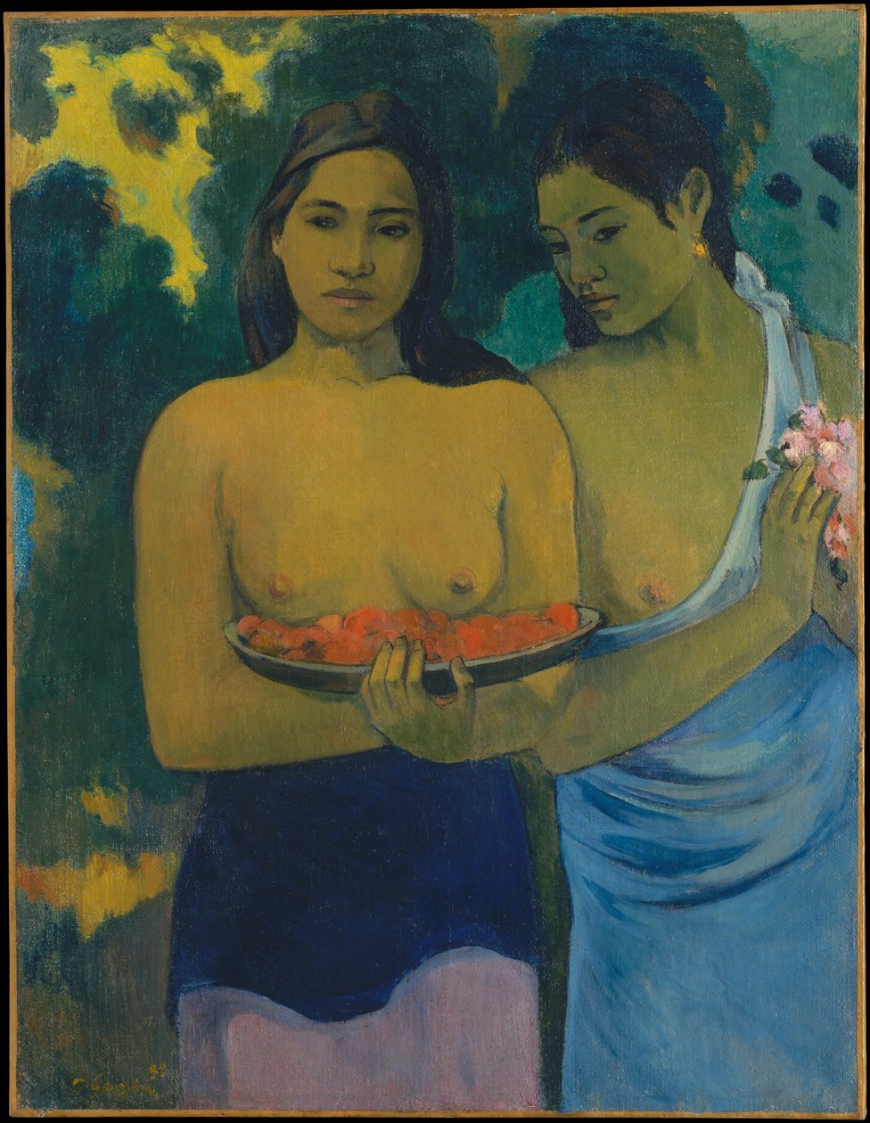 To tahitiske kvinder af Paul Gauguin