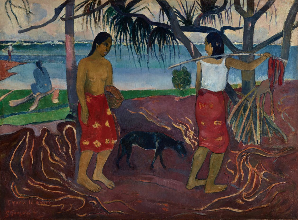 Under Pandanus af Paul Gauguin