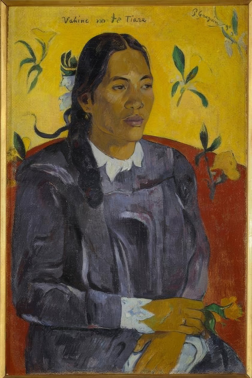 Blomstens kvinde af Paul Gauguin