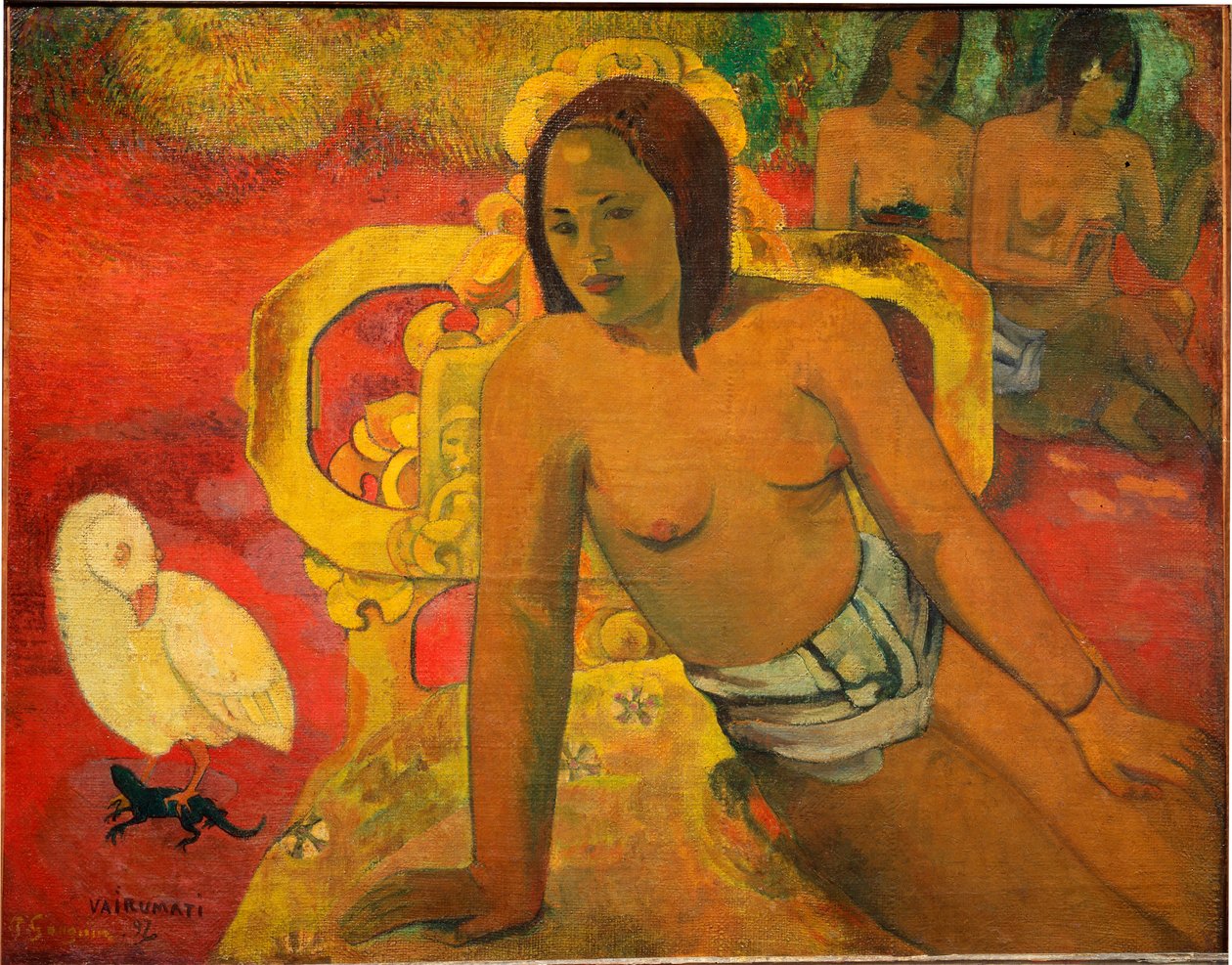 Vairumati - Kvinde fra Marquises-øerne af Paul Gauguin