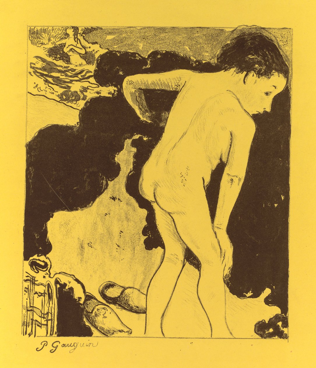 Volpini Suite: Breton Bathers Breton Bathers, 1889. af Paul Gauguin