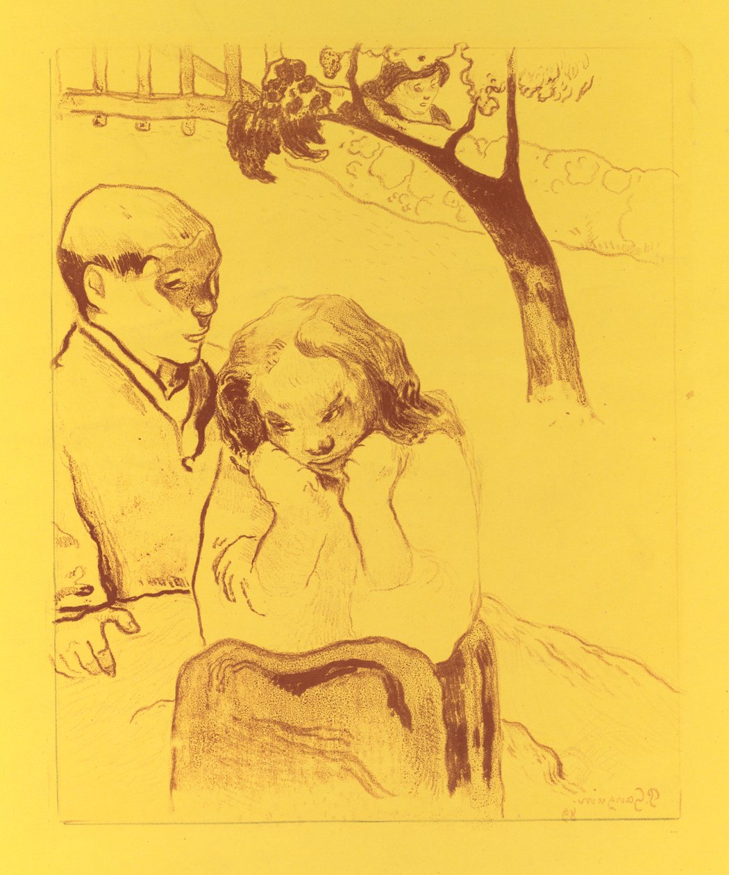Volpini Suite: Menneskelig elendighed af Paul Gauguin