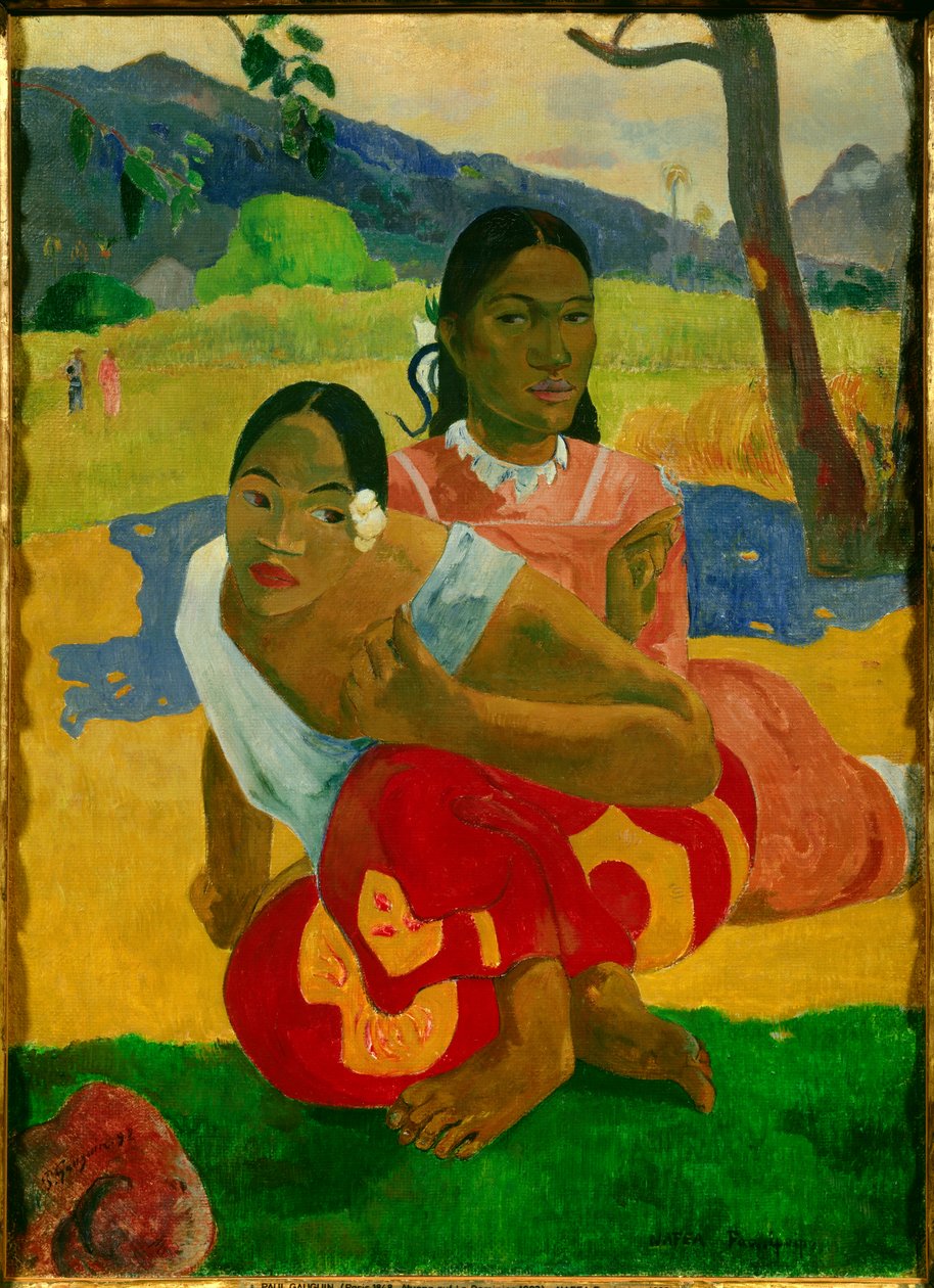 Hvornår skal du giftes? (Nafea faa ipoipo) Maleri af Paul Gauguin (1848-1903) 1892 af Paul Gauguin