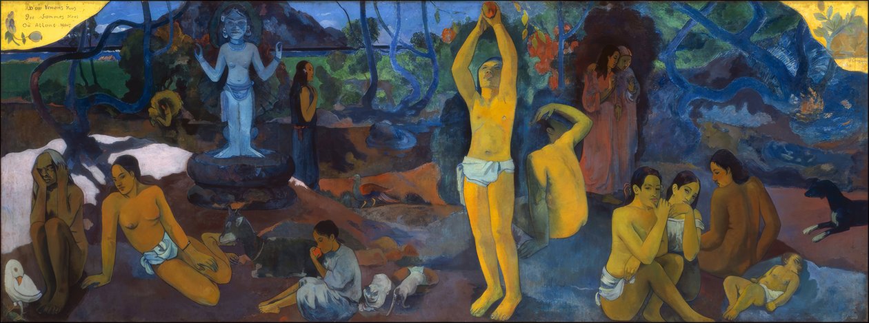 Hvor kommer vi fra? Hvad er vi? Hvor er vi på vej hen? af Paul Gauguin