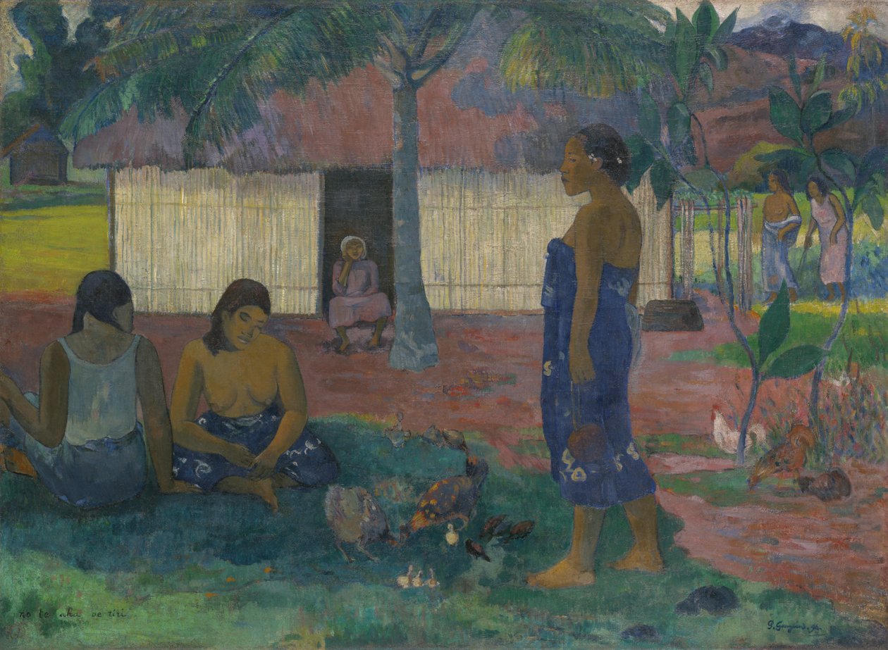 Hvorfor er du vred? af Paul Gauguin