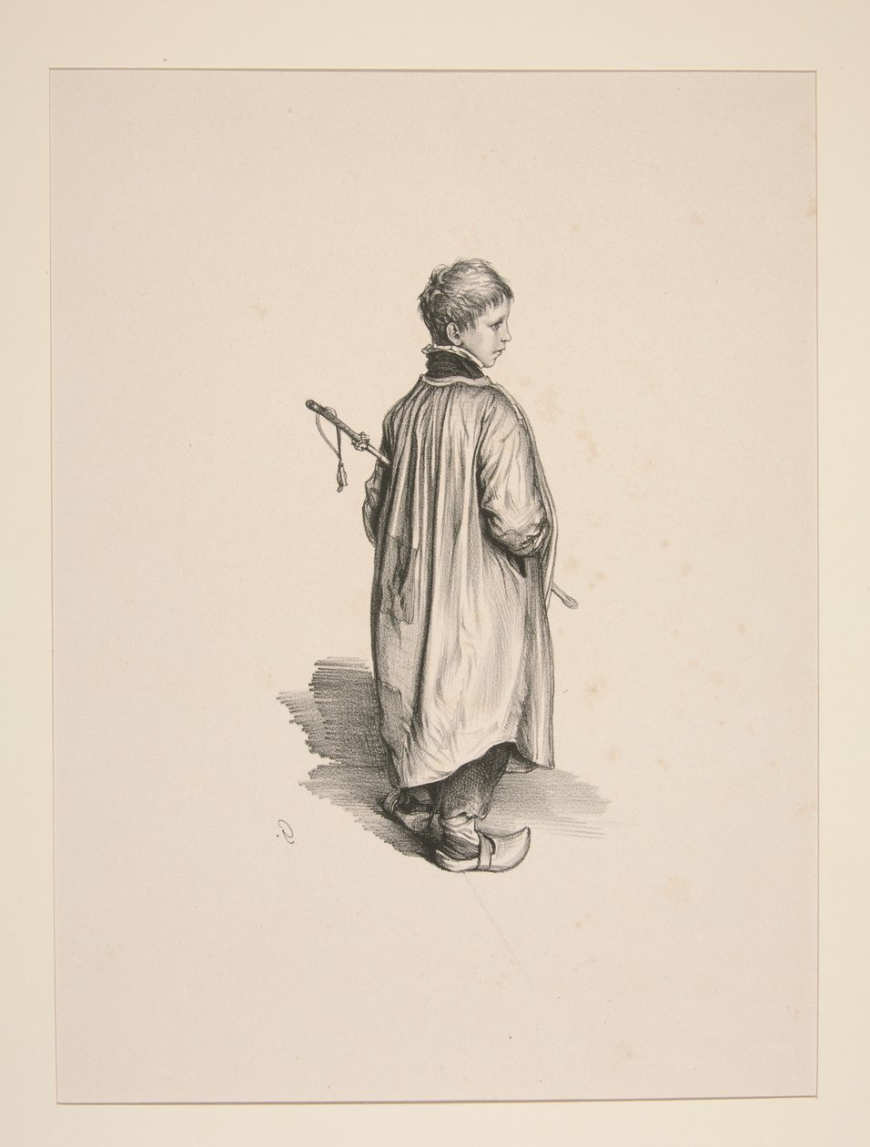 (BARNESTUDIE.) af Paul Gavarni
