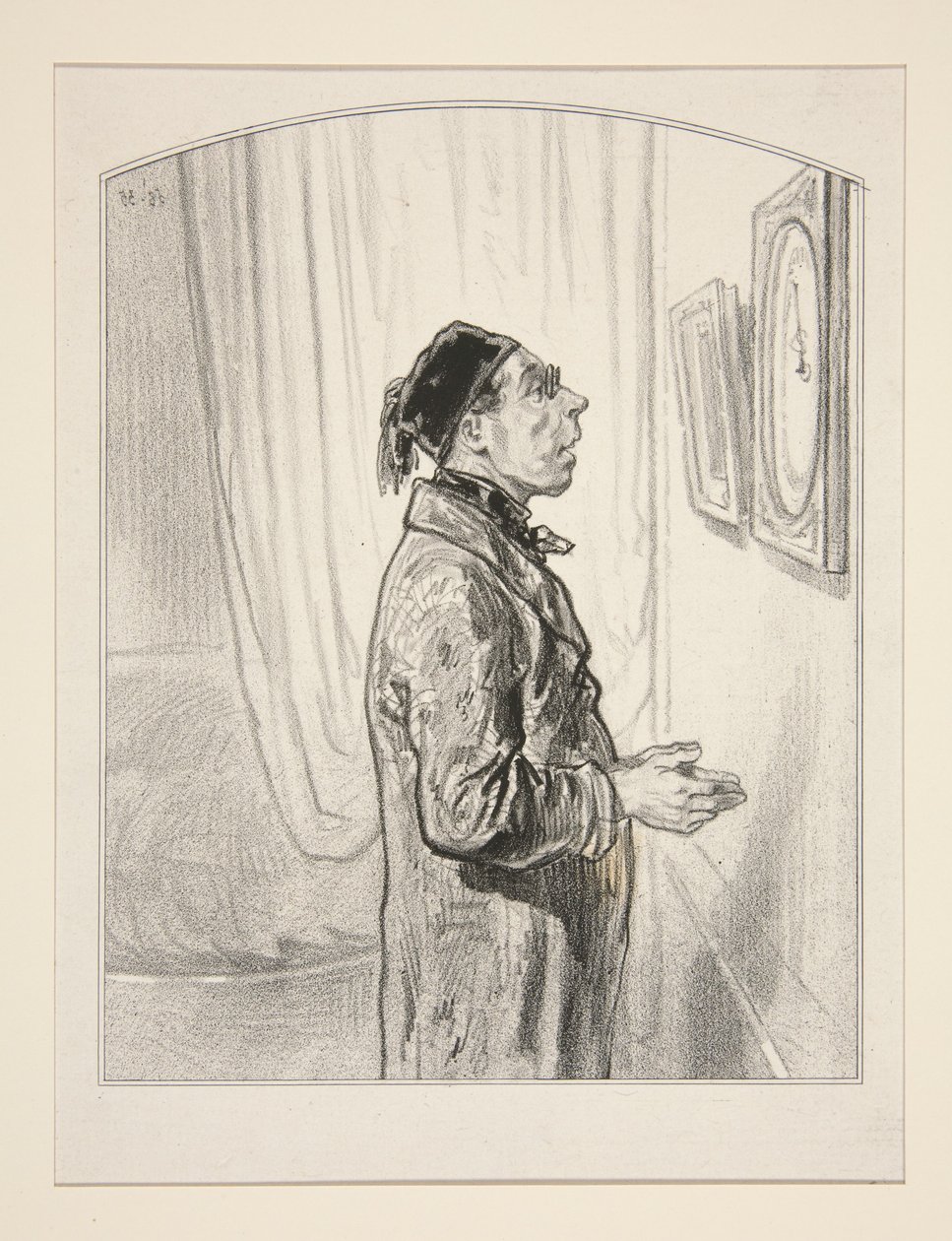 (LE BAROMETRE.) af Paul Gavarni