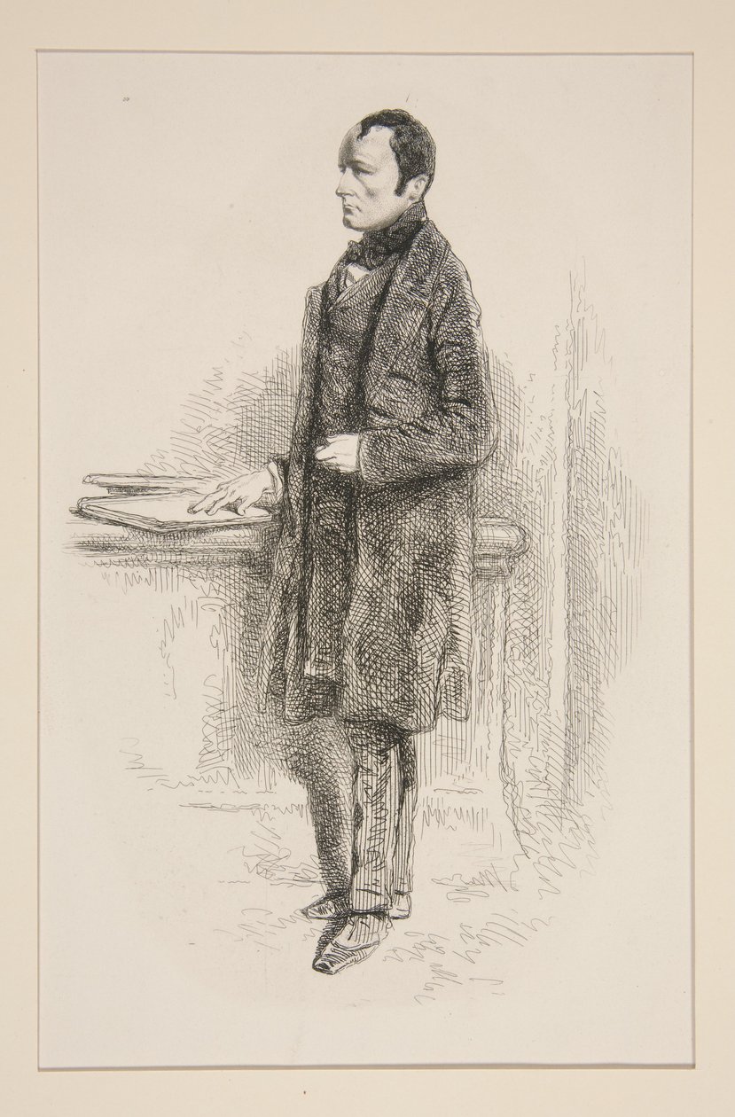 Paul Delaroche af Paul Gavarni