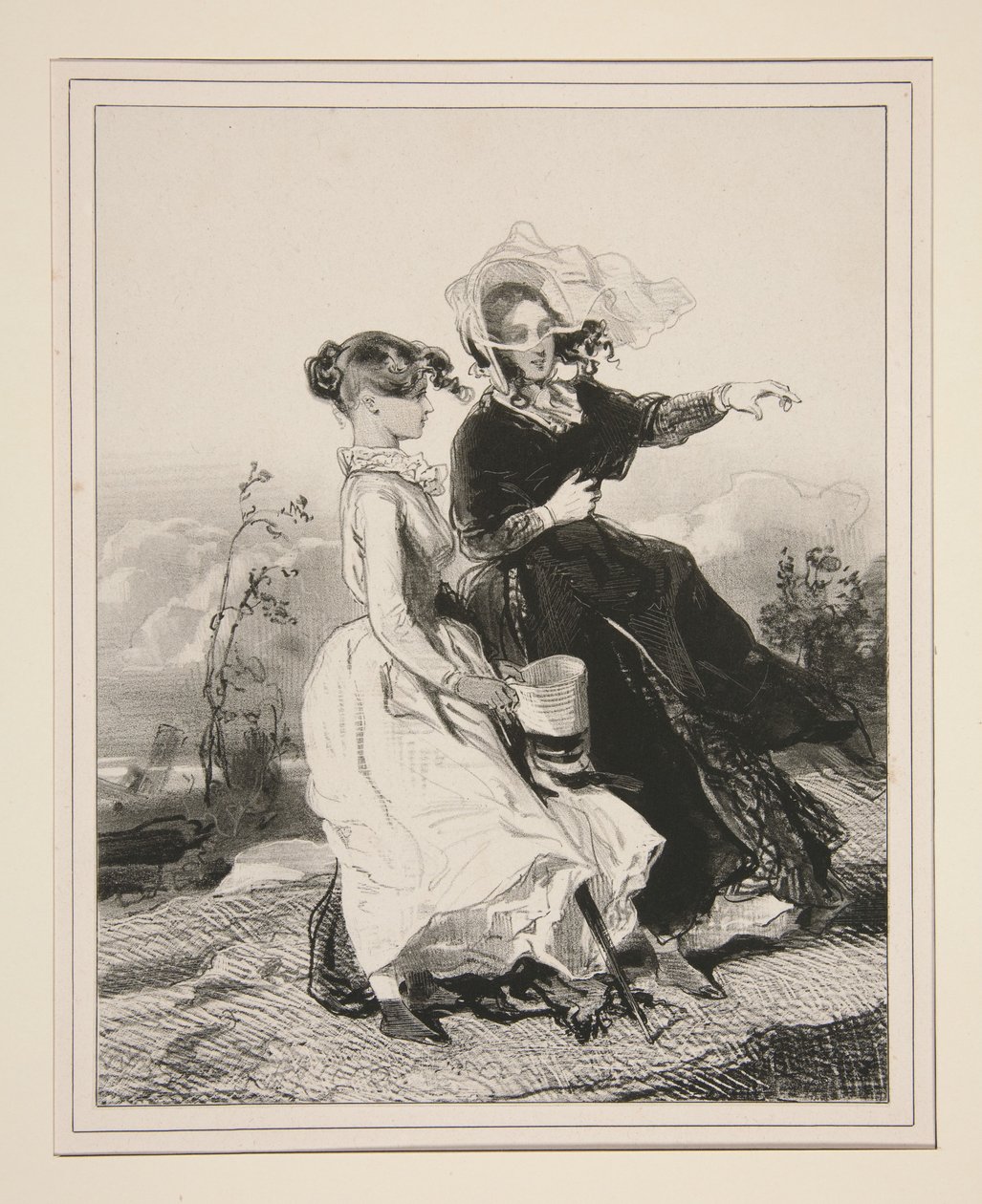 På Montmartre. af Paul Gavarni
