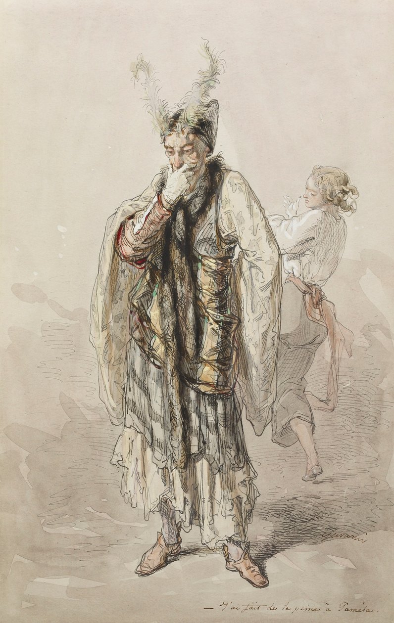 Skuespillere af Paul Gavarni