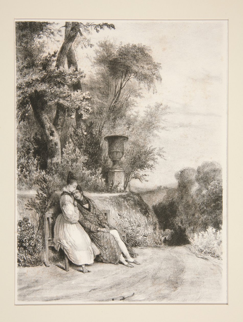 Før døden. (Af Madame Constance Aubert.) af Paul Gavarni