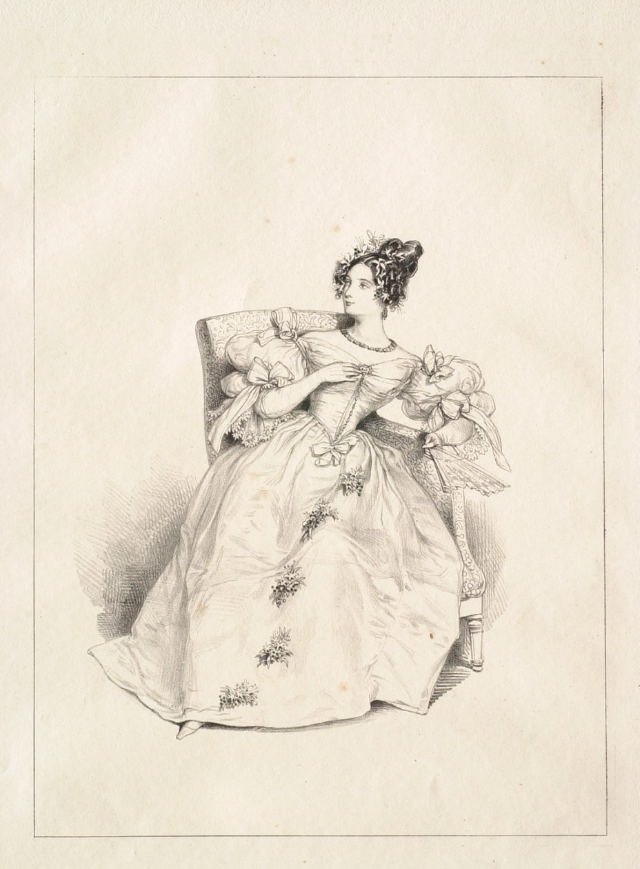 Balkjole (Robe de bal) af Paul Gavarni