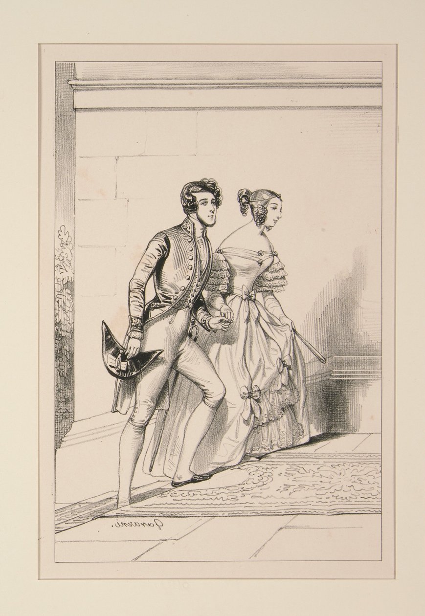 HOFDRAGT 1837 ... af Paul Gavarni