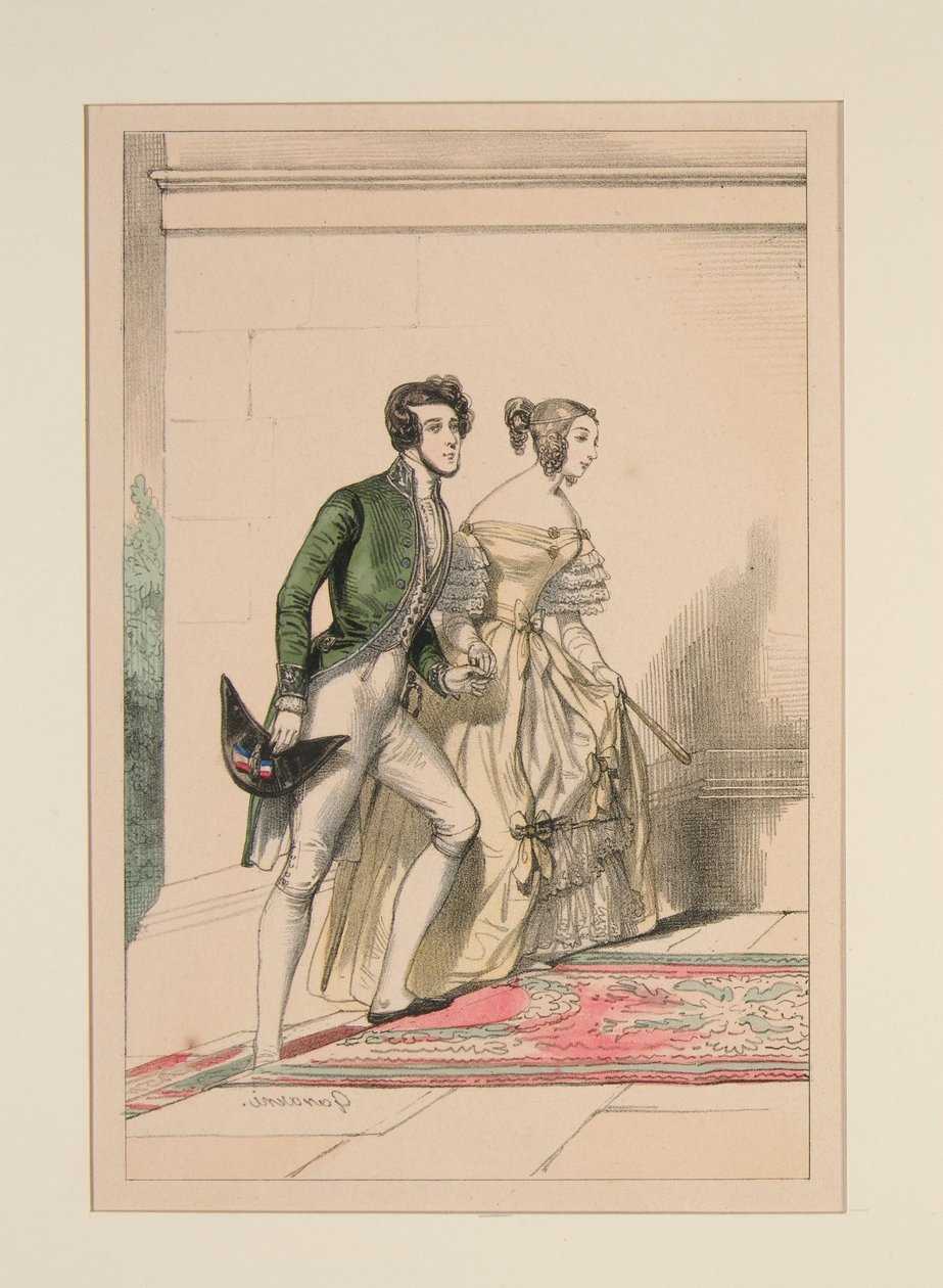 Hofdragt 1837, ... af Paul Gavarni